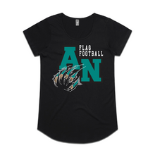 Load image into Gallery viewer, ANHS Flag Football Womens Claw Tee
